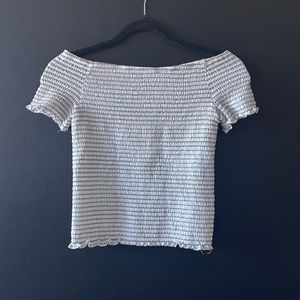 Cute striped elastic top for kids! Size 10/12 :)